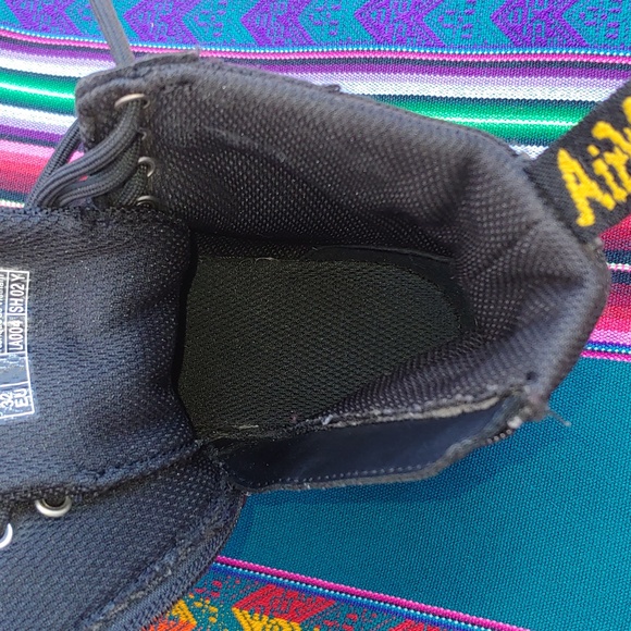 Dr. Martens Junior Combs Black Lightweight Casual Boots with Side Zipper Size 1 - Picture 13 of 17